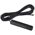 thumbnail image 2 of Antena de parche para interiores y exteriores de alta ganancia | GSM GPRS LTE IoT WiFi HDTV Amplificador de señal | Chip IC avanzado | ABS Negro | Para routers, wearables, dispositivos de, 2 of 8