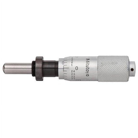 Mitutoyo 149-812 5 in. Micrometer Head with Carbide Tipped