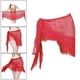 thumbnail image 5 of Pañuelo para la cadera para danza del vientre, falda de baile para mujer con lentejuelas brillantes, disfraces de bailarina rojo, 5 of 9