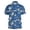 A-Light Blue514, variant on XIAONU Men's Neon Bowling Cat Print Shirt Relaxed Fit Camp Collar Short Sleeve Tee Vibrant Party Wear Shirts
