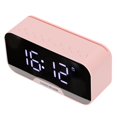 thumbnail image 4 of D‑88 Altavoz de Reloj Bluetooth Multifuncional Altavoz portátil con función de Reloj Despertador Dual para Dormitorio OficinaRosa, 4 of 8