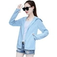 thumbnail image 1 of Coofit Women Skin Coat Breathable Lightweight Sun Protection Jacket Summer Jacket, 1 of 8