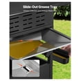 thumbnail image 5 of Gas Grill 4 Burner Propane Grill with Side Burner, 425 SQ.In, 52000 BTU Outdoor BBQ Grill, Carbon Steel Grates, 2 Shelves for Patio & Garden, 5 of 9