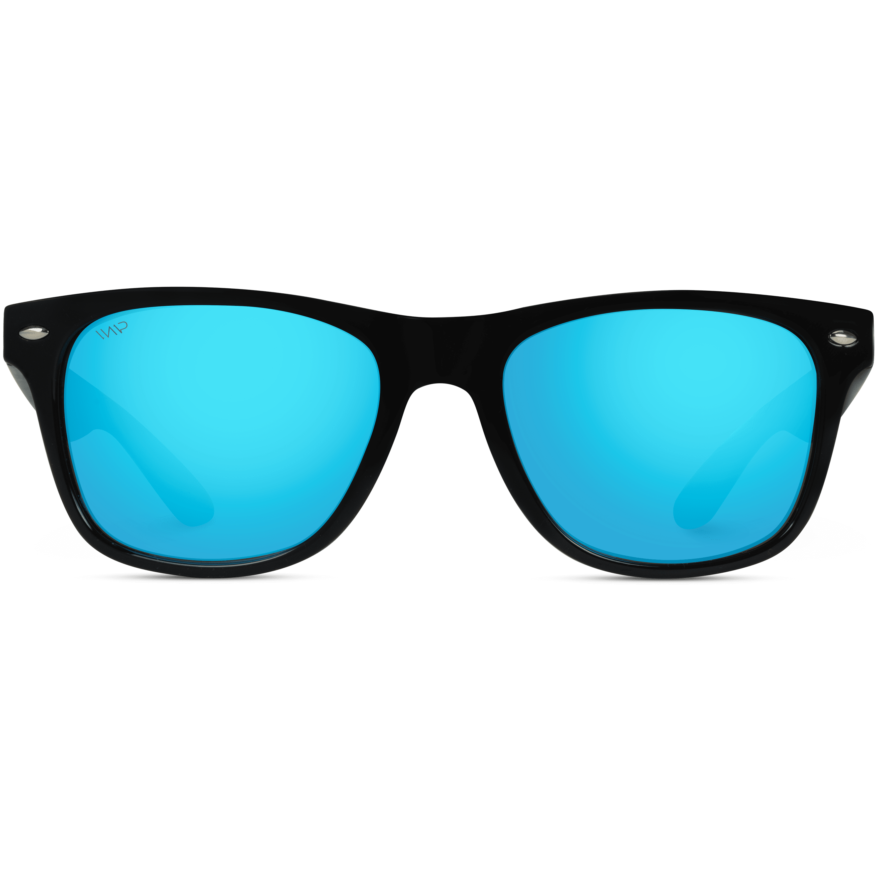 WearMe Pro Polarized Flat Mirrored Reflective Color Lens Large Horn