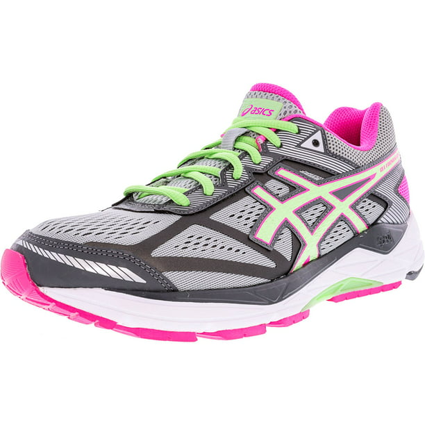 Asics Women's Gel-Foundation 12 Grey / Pistachio Pink Glow Ankle-High Running Shoe - 11.5W - Walmart.com