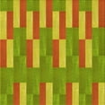 thumbnail image 1 of Ahgly Company Indoor Square Patterned Acid Green Area Rugs, 6' Square, 1 of 6