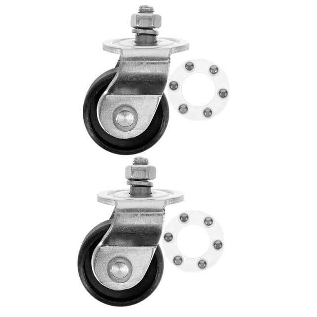 KAKOWELY Roues de Roulettes 2 Pcs Remplacement de Roues de Cric de Sol Roues de Cric en Métal pour Cric de 2 Tonnes 2.76"X1.97"X1.57 Pouces