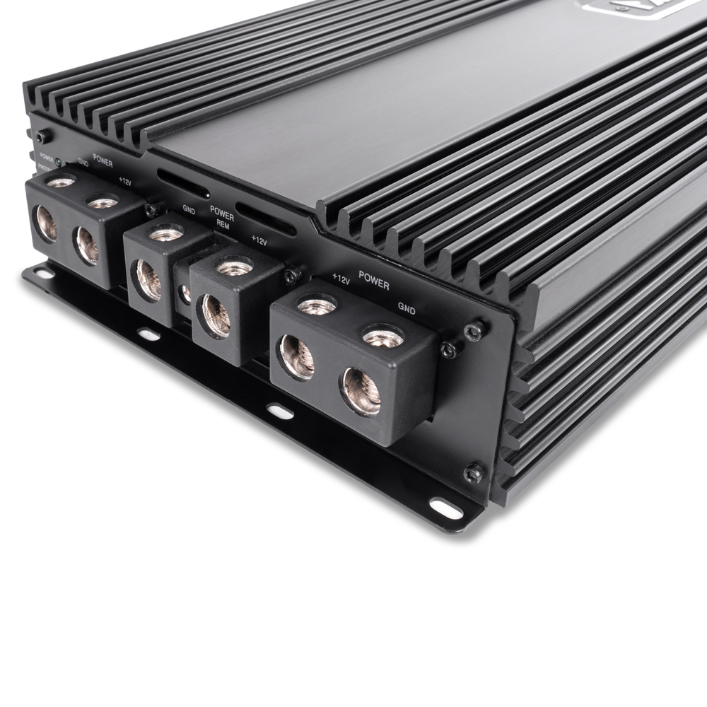 NVX XCA6K XC-Series Korean Competition Class-D Monoblock Amplifier w/ LED Remote Bass Knob 6000W RMS