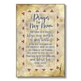 thumbnail image 1 of Prayer For My Mom Wood Plaque with Easel and Hanger 6 inches x 9 inches, 1 of 2