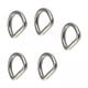 thumbnail image 1 of Anillo En D De Metal De Repuesto De 6 X 5 Piezas, Resistente, Para Cinturones De Cincha, 23,8 Mm X 17,8 Mm, 1 of 8