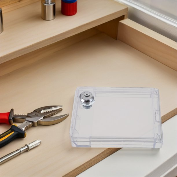 WRITWAA 1Jgo Cubierta Con Cerradura Para Interruptor De Aire Acondicionado Central Compatible Y Fácil De Instalar