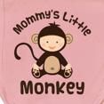thumbnail image 3 of Inktastic Mommys Little Monkey Baby Boy Baby Burp Cloth, 3 of 3