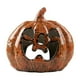 thumbnail image 1 of Decoración de mesa de Halloween, candelabro de calabaza ahuecado de cerámica, accesorios de decoración para ventanas de fiesta, 1 of 5