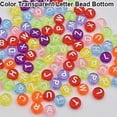 thumbnail image 1 of 100 Pcs Spacer Acrylic Beads Cube Alphabet Letter Bracelet Jewelry Making DIY, 1 of 7