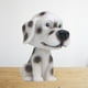 thumbnail image 2 of EeaseMX Adornos de resina para coche, accesorios de interior, perro con manchas que asiente, adorable cachorro sentado, mueve la cabeza, decoraciones para perros, 2 of 7