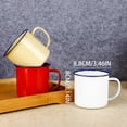 thumbnail image 6 of Vintage Ceramic Coffee Mugs Set, Handcrafted Retro Solid Color Tea Cups with Ergonomic Handle for Camping, Picnic, Home & Outdoor Use, 6 of 9
