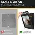thumbnail image 3 of 3 Pack 12x12 Vinyl Record Frame Black, Display Vinyl Covers, Album Frames for Vinyl Records, Black, 3 of 7