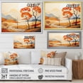 thumbnail image 4 of Designart "Serene Autumn Landscape Scene" Abstract Landscape Canvas Art Print, 4 of 7