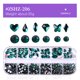 thumbnail image 2 of Juego de herramientas de manicura de diamantes planos de 12 cuadrículas Diamantes en forma especial Eccomum ZSHZ-206 con pinzas y bolígrafo corto, 2 of 6
