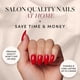 thumbnail image 2 of Press On Nails, glamnetic, rojo intenso, opaco, brillante, corto, almendra, 2 of 6