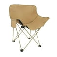 thumbnail image 2 of Folding Camping Chair Outdoor Moon Chair Folded Picnic Seat Tear Resistant Oxford Cloth for Garden Lawn Picnic, 2 of 9