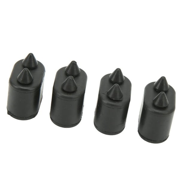 Kit de tope de parachoques de puerta, juego de 4 parachoques de goma para jambas de puerta exteriores, parachoques de carrocería de jambas de goma de alta capacidad