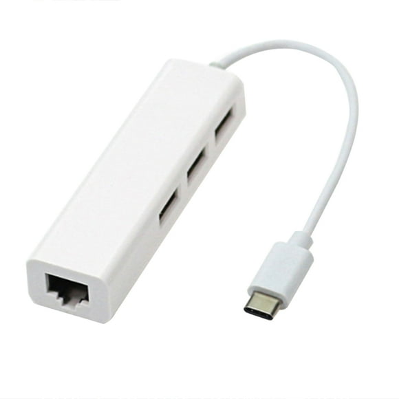 keepw 4 IN 1 Type-C HUB USB-C Ethernet Adapter 3 USB C Hub to Ethernet Lan Adapter Network Card Gigabit Internet for