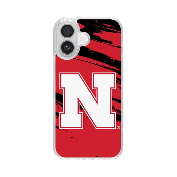 Nebraska Huskers HD Phone Case Compatible with MagSafe Apple iPhone 17 (Paint) by Affinity Bands