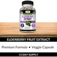 thumbnail image 5 of Kaya Naturals Elderberry Immune Support | Elderberry Extract, Rich Antioxidant Premium Elderberry Vitamins, 1200mg Immune System Booster Sambucus Elderberry Capsules - 30 Count, 5 of 5