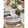 thumbnail image 6 of Cloth Napkins Set of 6 - 20x20 Inches, Brown Grey Washable Reusable Table Napkins, Gray Farmhouse Modern Rustic Soft & Absortbent Dining Napkin for Party Wedding Hotel Restaurant, 6 of 8