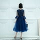 thumbnail image 2 of El vestido de noche se puede usar en ocasiones normales, elegante vestido pequeño de encaje de longitud media que adelgaza., 2 of 6