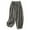 #01 Black 【Mix & Match: Stock Up on Your Favorite Colors】, variant on Women's Soft Cotton Linen Blend Straight Leg Wide Leg Pants, Mid Elastic Waist Tummy Control Paper Bag Style, Breathable Summer Casual Tapered Trousers, Office Daily | TruBelle,Black L