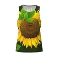 thumbnail image 3 of Haiem Sunflower3 Men Workout Tank Top Gym Bodybuilding Sleeveless Muscle T Shirts Athletic Tank Breathable Workout Shirt-X-Large, 3 of 8