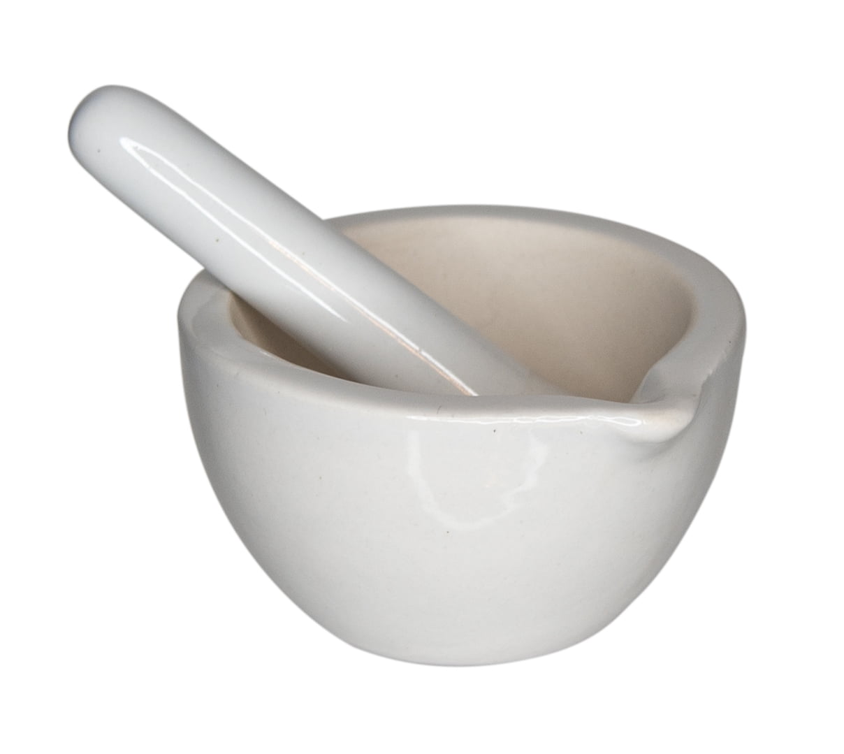 GSC International 41302212 Porcelain Mortar and Pestle, 80mm Opening