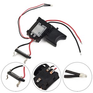 Interrupteur de déclenchement de vitesse de forage 16A 7.2V-24V Accessoires de clé électrique Interrupteur de perceuse réglable sans fil Déclencheur de perçage