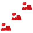 thumbnail image 4 of Advancent 3 uds PU textura fuerte absorción de agua juego de alfombrillas para baño alfombras cubierta alfombra roja Type1 NO1, 4 of 6