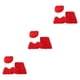 thumbnail image 4 of Advancent 3 uds PU textura fuerte absorción de agua juego de alfombrillas para baño alfombras cubierta alfombra roja Type1 NO1, 4 of 6