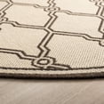 thumbnail image 3 of Safavieh Linden Carleton Geometric Indoor/Outdoor Area Rug, Natural/Brown, 6'7" x 6'7" Round, 3 of 8