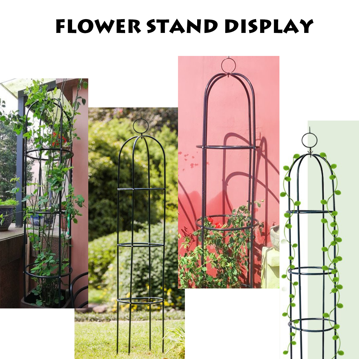 74" 1Pc Gardening Plant Stand Rack Flower Display Climbing Vine Holder