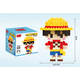 thumbnail image 4 of Mini bloques de construcción de One Piece, figuras de NARUTA, figuras de acción de Luffy Zoro, serie Heads, juguetes educativos para niños, regalos de cumpleaños, 4 of 5