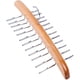 thumbnail image 3 of Ohuhu Krawattenhalter Gürtelhalter für kleiderschrank, Hölzerne Hängeorganizer für Krawatten & Gürtel, 360° drehbarer Haken aus Metall (Braun, 2 Pack), 3 of 6