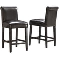 thumbnail image 2 of Arica Counter Stool 24 Inch High, Set of 2, Brown, 2 of 4