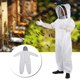 thumbnail image 5 of Traje de apicultura Equipo de protección profesional contra abejas con guantes largos y capucha de velo para apicultor - Blanco (L) JAMW Sencillez, 5 of 5