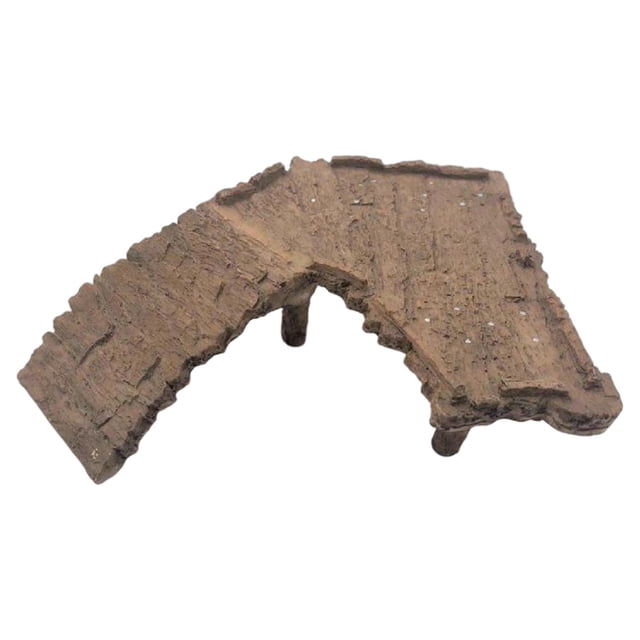 Escalera de escalada de reptiles de tortuga de resina de poliresina de 215x7x6cm A Yuyangstore Plataforma para tomar el sol de tortugas