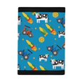 thumbnail image 3 of Chririnla Farm Tractor Cow Youth Wallet, Polyester Trifold Money Organizer, Wear Resistant Slim Wallet for Sports and School, 3 of 7