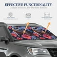 thumbnail image 4 of Haiem Realistic Flower Turtle Car Windshield Sun Shade (2 Pieces) Foldable Windshield Sun Shade Car Accessories for Truck SUV Pickup-Medium, 4 of 7