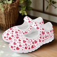 thumbnail image 2 of Psesaysky Women's Love Heart Casual Shoes for Ladies Girls Lightweight Comfortable Walking Shoes Fashionable Printed Shoes Valentine Gift for Wife Girlfriend, 2 of 7