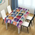 thumbnail image 4 of Yayeee Tablecloths 54" x 72" Rectangle Wrinkle Resistant Party Table Cover, Blue Jam Jars, 4 of 8