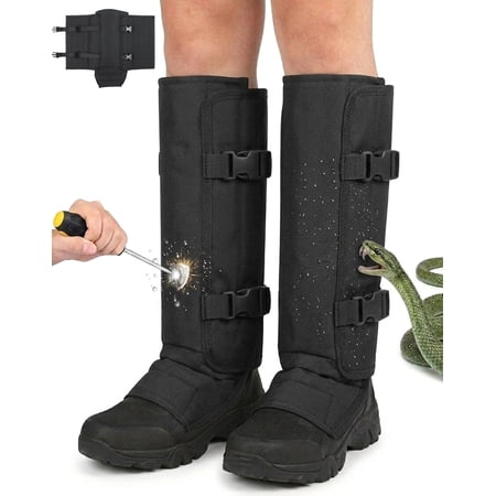 2026 New Snake Resistant Outdoor Leg Gaiters Durable Unisex Snake Gaiters/Prevent Cuts for Hunting/Working Snake Bite Protection for Lower Legs Snake Proof Gaiters with Adjustable Size