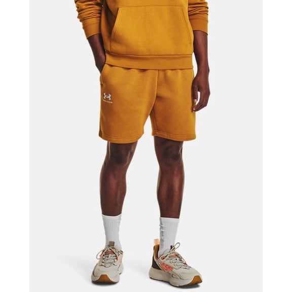 Under Armour Essential Fleece Shorts - Large - Brown